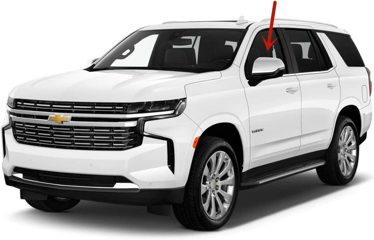 OE Driver Left Side Front Door Window Door Glass Compatible with Chevrolet Tahoe / Suburban 2021-2026 Models