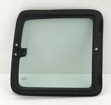 Movable Driver Left Side Rear Quarter Window Quarter Glass With Frame & Latch Compatible with GMC Sierra 1999-2006 / Sierra Classic 2007 Extended Cab Pickup Models