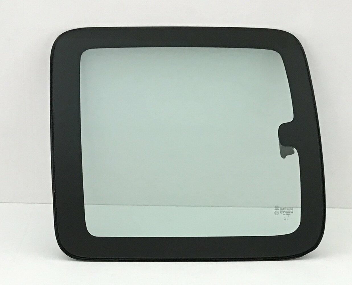 Movable Driver Left Side Rear Quarter Window Quarter Glass With Frame & Latch Compatible with Chevrolet Silverado 1999-2006 / Classic 2007 Extended Cab Pickup Models