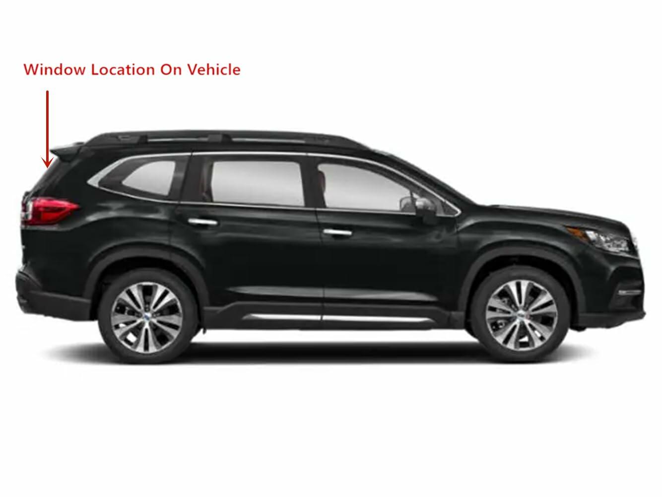 Heated Rear Privacy Window Back Glass Compatible with Subaru Ascent 2019-2025 Models