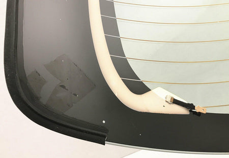 Heated Back Window Back Glass w/o Wiper Hole Style Compatible with Toyota Yaris Hatchback 2012-2019 Models