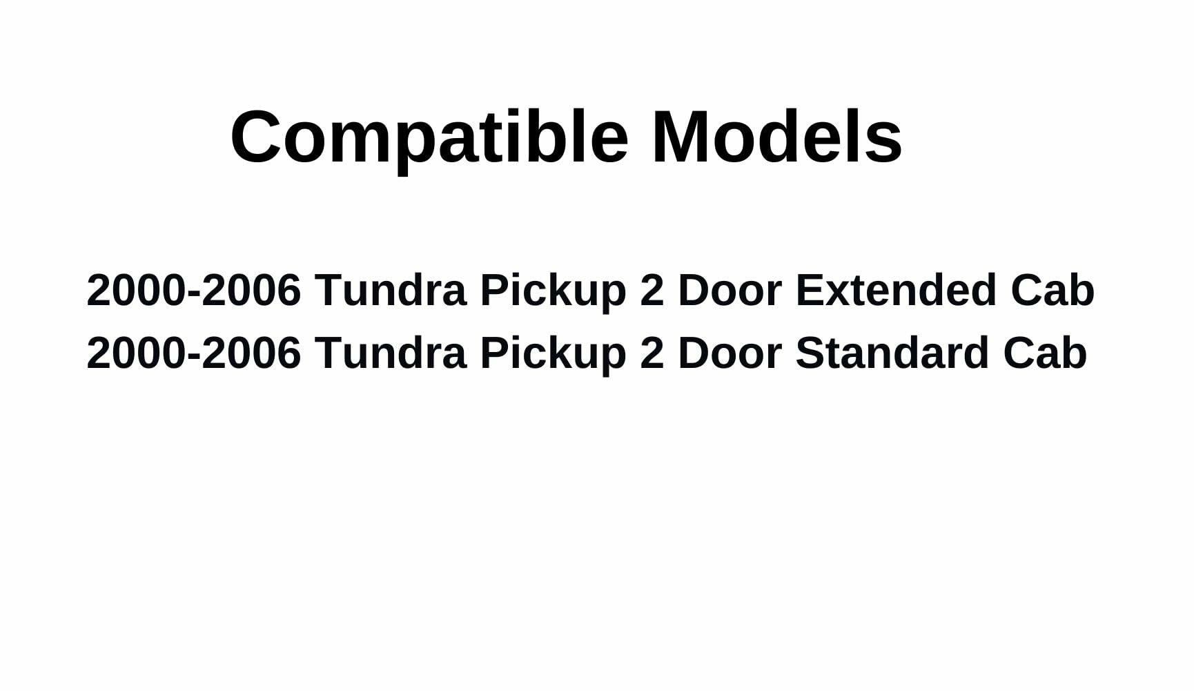 Driver Left Side Door Window Door Glass Compatible with Toyota Tundra Pickup Extended/Standard Cab 2000-2006 Models