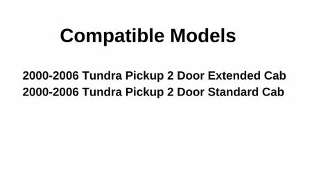 Driver Left Side Door Window Door Glass Compatible with Toyota Tundra Pickup Extended/Standard Cab 2000-2006 Models