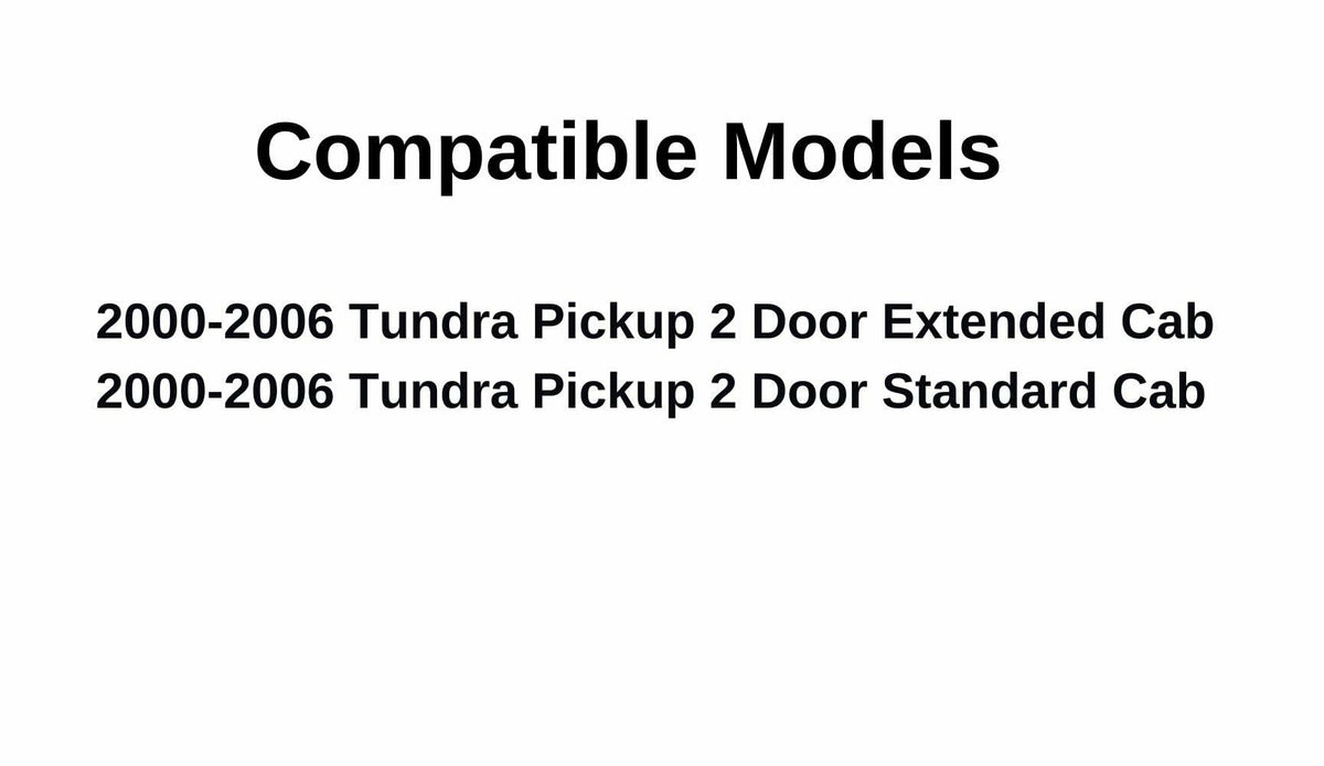 Passenger Right Side Door Window Door Glass Compatible with Toyota Tundra Pickup Extended/Standard Cab 2000-2006 Models