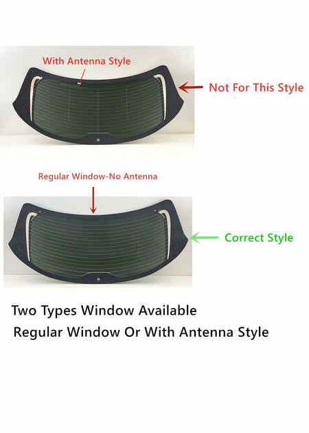Heated Back Tailgate Window Back Glass Compatible with Mazda CX-9 2016-2023 Models