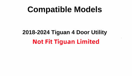 Heated Back Tailgate Window Back Glass Compatible with Volkswagen Tiguan 2018-2024 Models (Not For Limited Models)