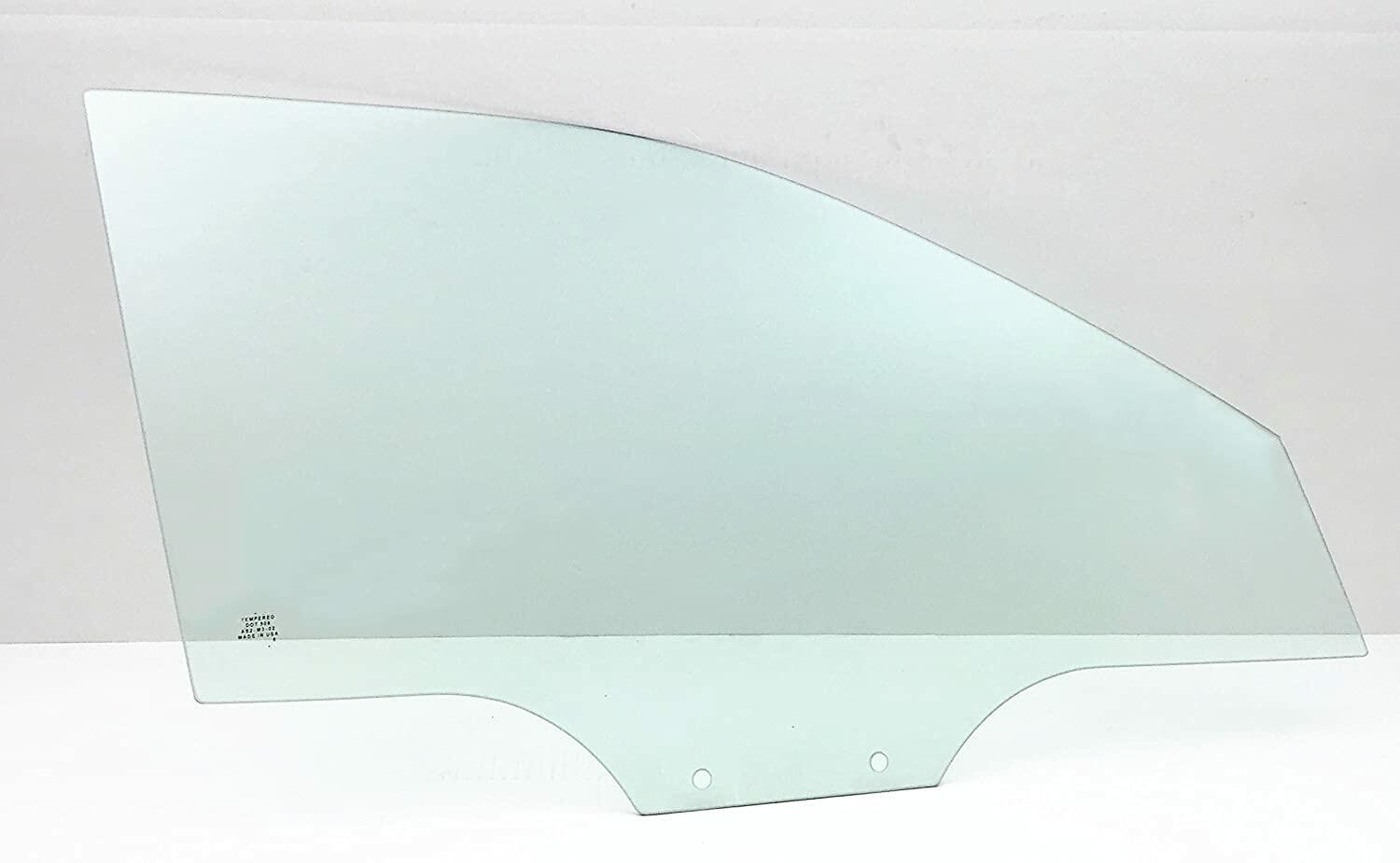 Passenger Right Side Front Door Window Door Glass Compatible with Kia Spectra 2000-2004 4 Door Hatchback Models/ 2002-2004 4 Door Sedan 1.8L Eng Models