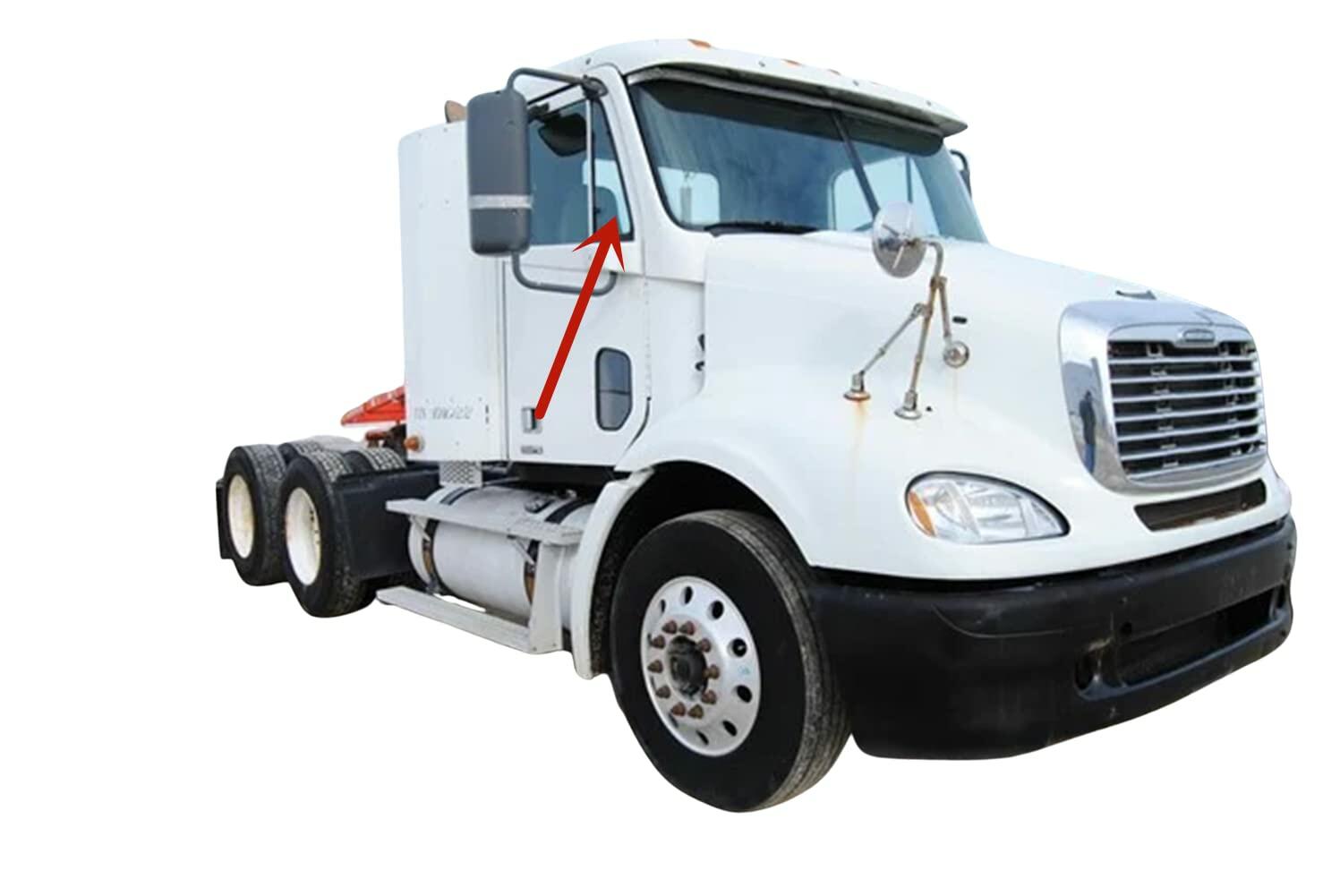 Passenger Side Right Front Vent Window Vent Glass Compatible with Freightliner Argosy Columbia Century Class 112SD 1996-2016 / Coronado 2001-2022 Models