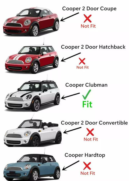 Back Window Back Glass Driver Left Side Compatible with Mini Cooper Clubman 2 Door Hatchback 2008-2014 Models