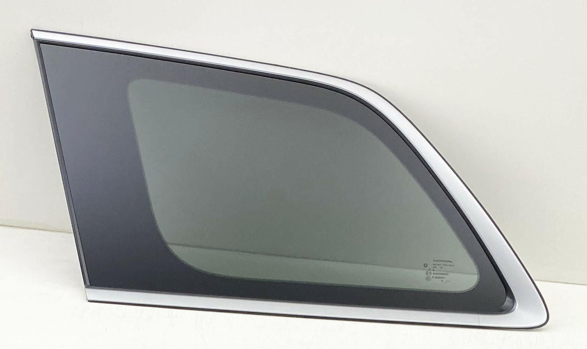 OE Platinum Moulding Style Privacy Driver Left Side Quarter Window Glass Compatible with Jeep Grand Cherokee 2017-2021 / Grand Cherokee WK 2022 Models (Not For Cherokee or Grand Cherokee L)