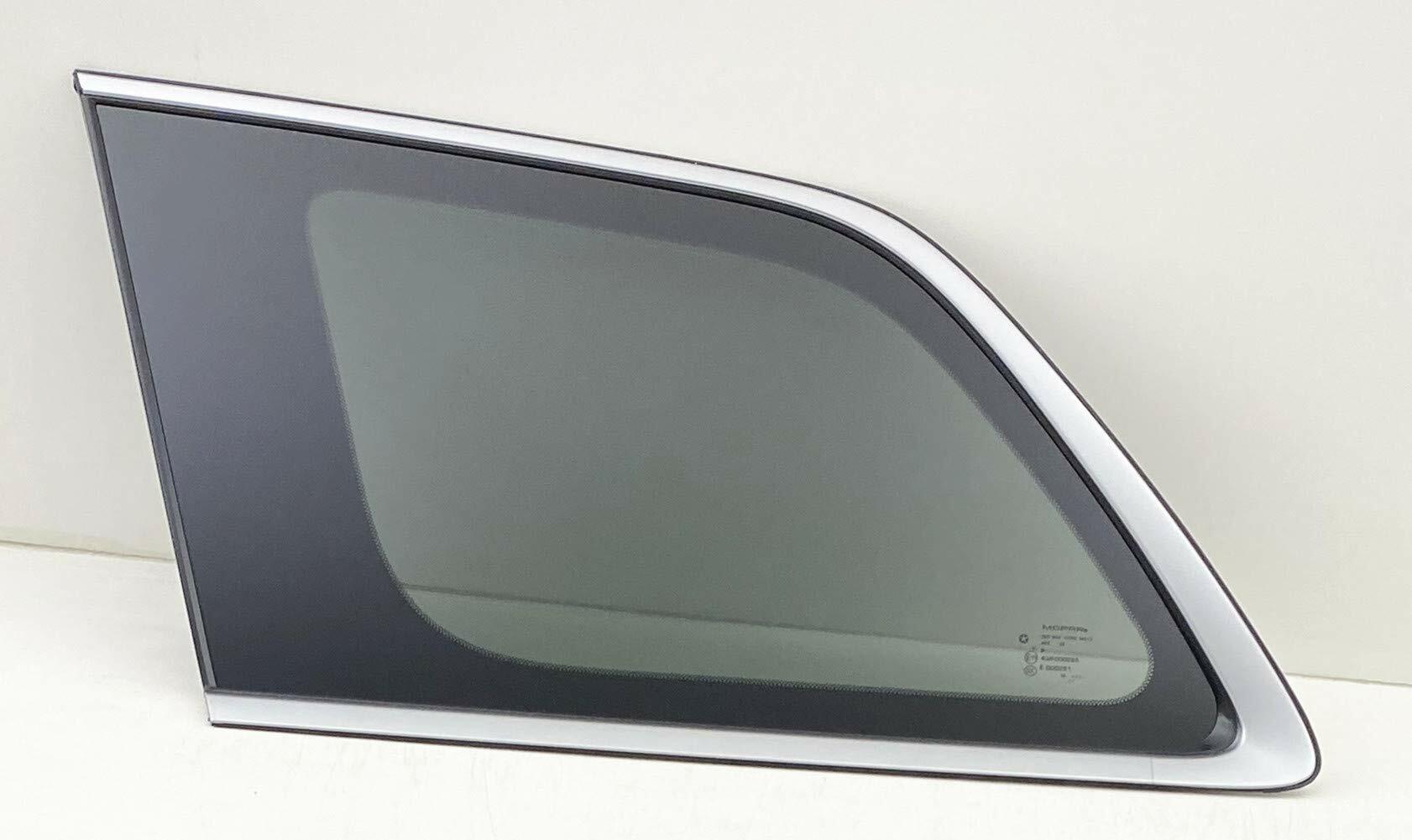 OE Platinum Moulding Style Privacy Driver Left Side Quarter Window Glass Compatible with Jeep Grand Cherokee 2017-2021 / Grand Cherokee WK 2022 Models (Not For Cherokee or Grand Cherokee L)