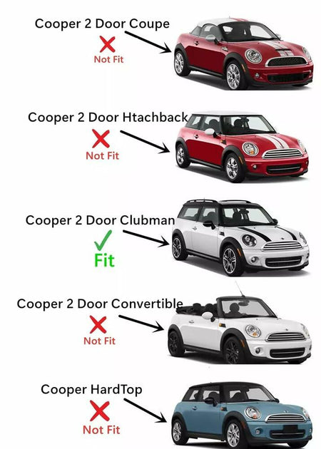 Back Window Back Glass Passenger Right Side Compatible with Mini Cooper Clubman 2 Door Hatchback 2008-2014 Models