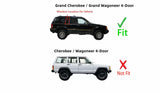 Privacy Passenger Right Side Rear Vent Glass Vent Window Compatible with Jeep Grand Cherokee 1993-1998 / Grand Wagoneer 1993 4-Door Models