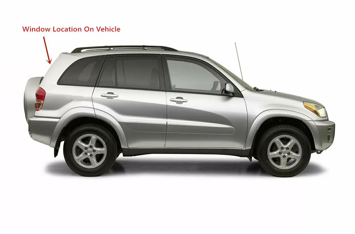 Rear Heated Back Window Back Glass Compatible With Toyota RAV4 2001-2005 Models