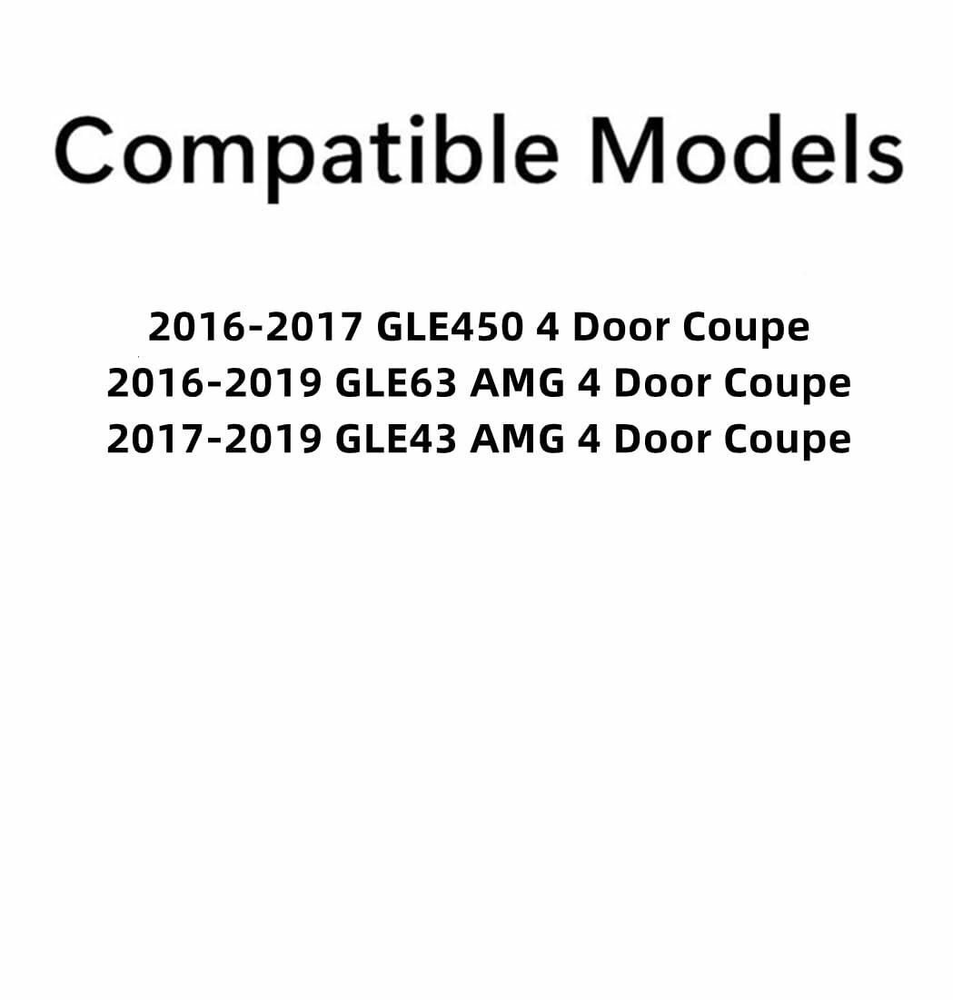 Heated W/TV Antenna Back Window Back Glass Compatible with Mercedes Benz GLE63AMG / GLE450 / GLE43AMG 2016-2019 4 Door Coupe Models