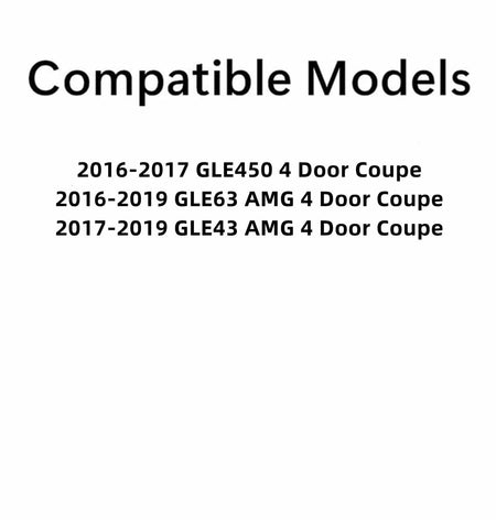 Heated W/TV Antenna Back Window Back Glass Compatible with Mercedes Benz GLE63AMG / GLE450 / GLE43AMG 2016-2019 4 Door Coupe Models