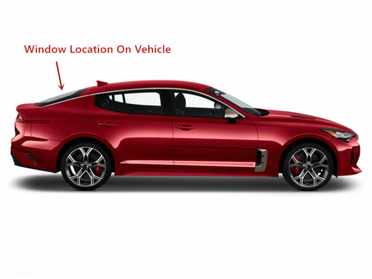 NAGD Tempered Glass Heated Back Window for Kia Stinger 4 Door Sedan 2018-2023
