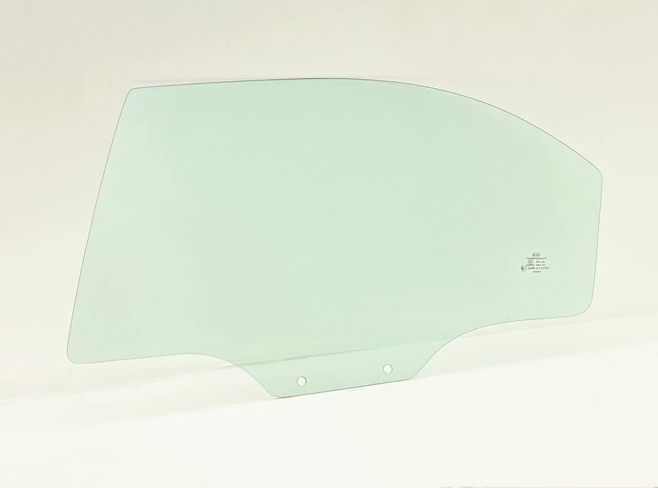Tempered Driver Left Side Rear Door Window Door Glass Compatible with Kia Sephia 1998-2001 / Spectra 1.8L Eng 2000-2004 Models