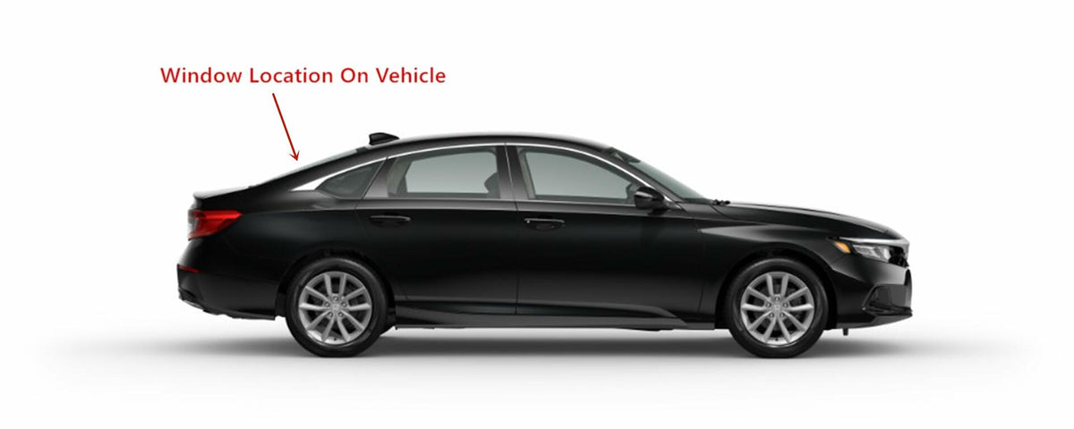 Heated Back Window Back Glass Compatible with Honda Accord 2018-2022 Models