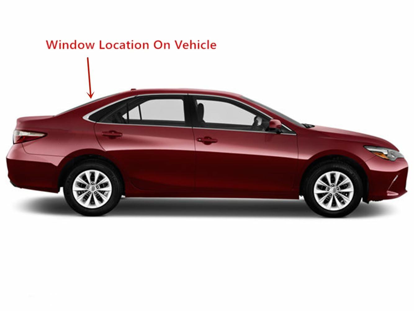Heated Back Window Back Glass Compatible With Toyota Camry 4 Door Sedan 2012-2017 Models