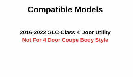 Back Tailgate Window Back Glass Compatible with Mercedes Benz GLC-Class 4 Door SUV 2016-2022 Models