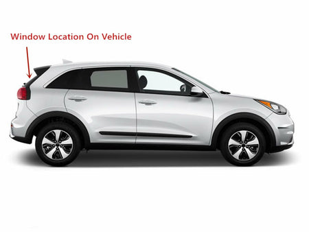 Heated Back Tailgate Window Back Glass Compatible with Kia Niro Hybrid 2017-2022 Models