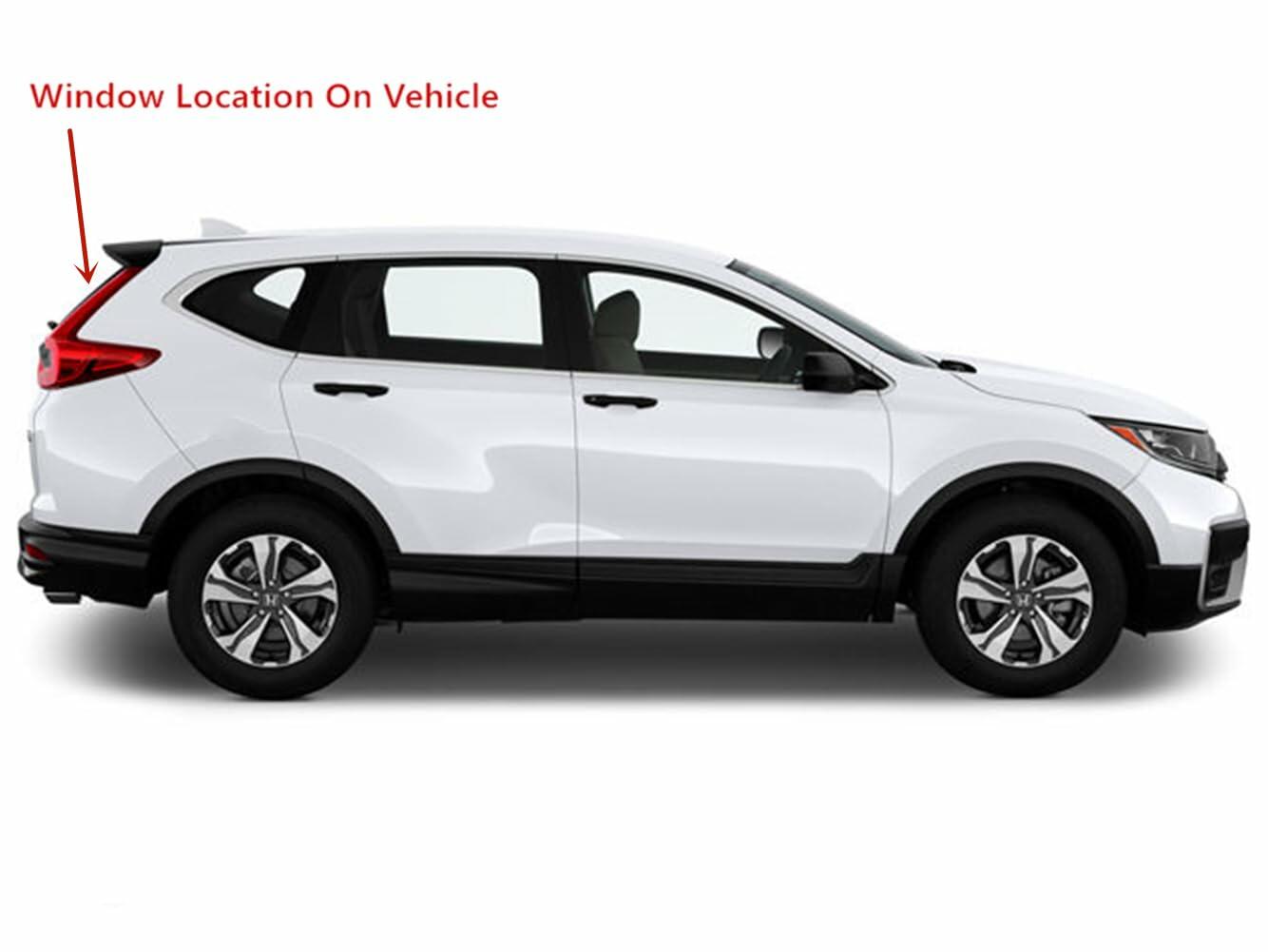 Heated Back Tailgate Window Back Glass Compatible with Honda CR-V 2017-2022 Models