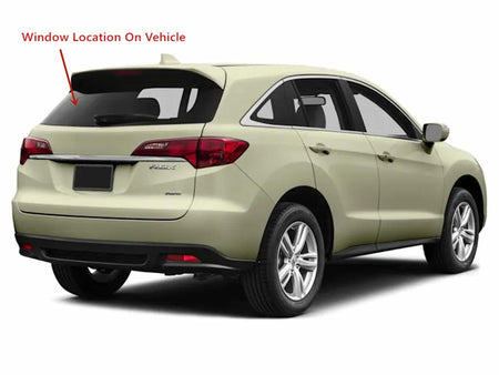 Heated Back Tailgate Window Back Glass Compatible with Acura RDX 2013-2018 Models