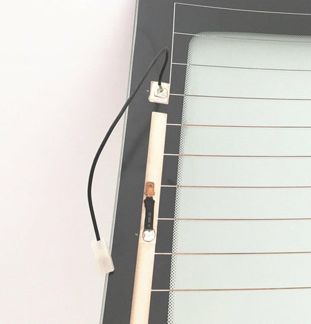 Heated Back Window Back Glass Compatible with Suzuki Forenza 4 Door Sedan 2004-2008 Models