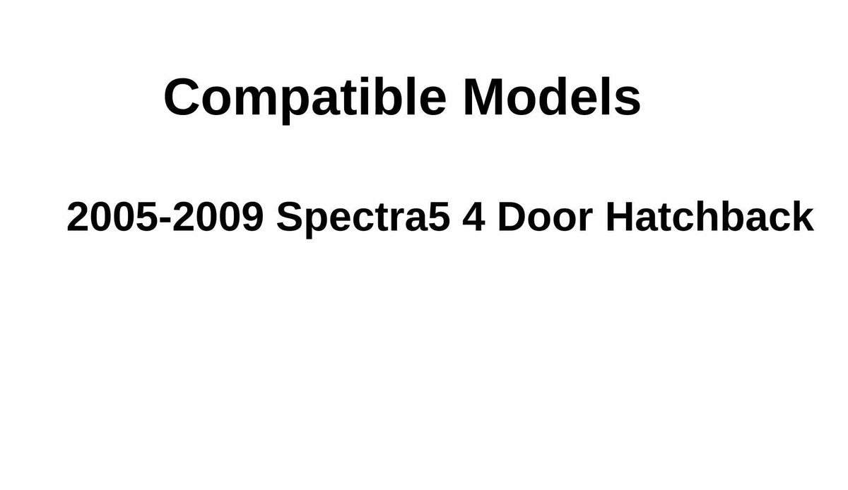 Heated Back Window Back Glass Compatible with Kia Spectra5 4 Door Hatchback 2005-2009 Models
