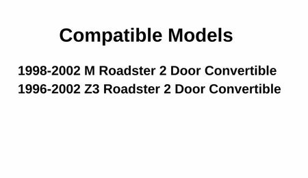 Passenger Right Side Door Window Door Glass Compatible with BMW Z3 2 Door Convertible 1996-2002 Models