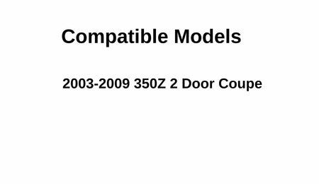 Heated Back Window Back Glass Compatible with Nissan 350Z 2 Door Coupe 2003-2009 Models