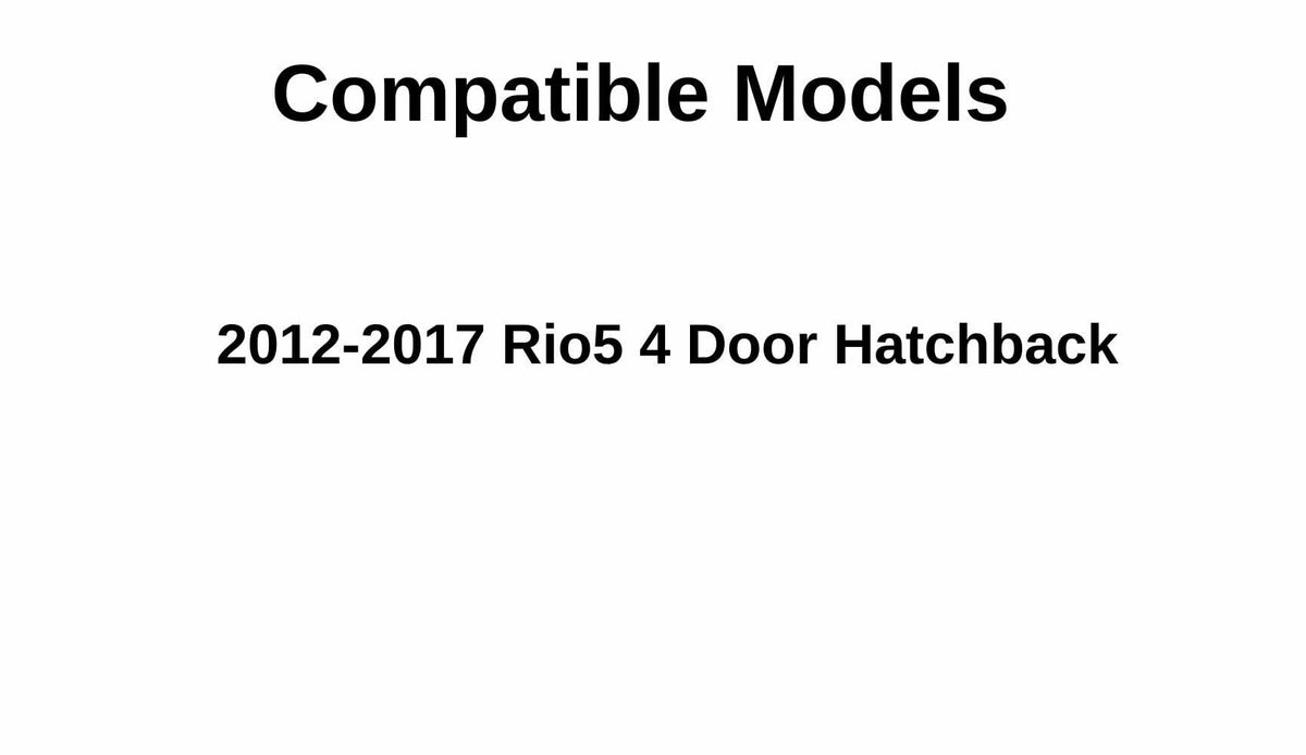 Heated Back Window Back Glass Compatible with Kia Rio5 4 Door Hatchback 2012-2017 Models
