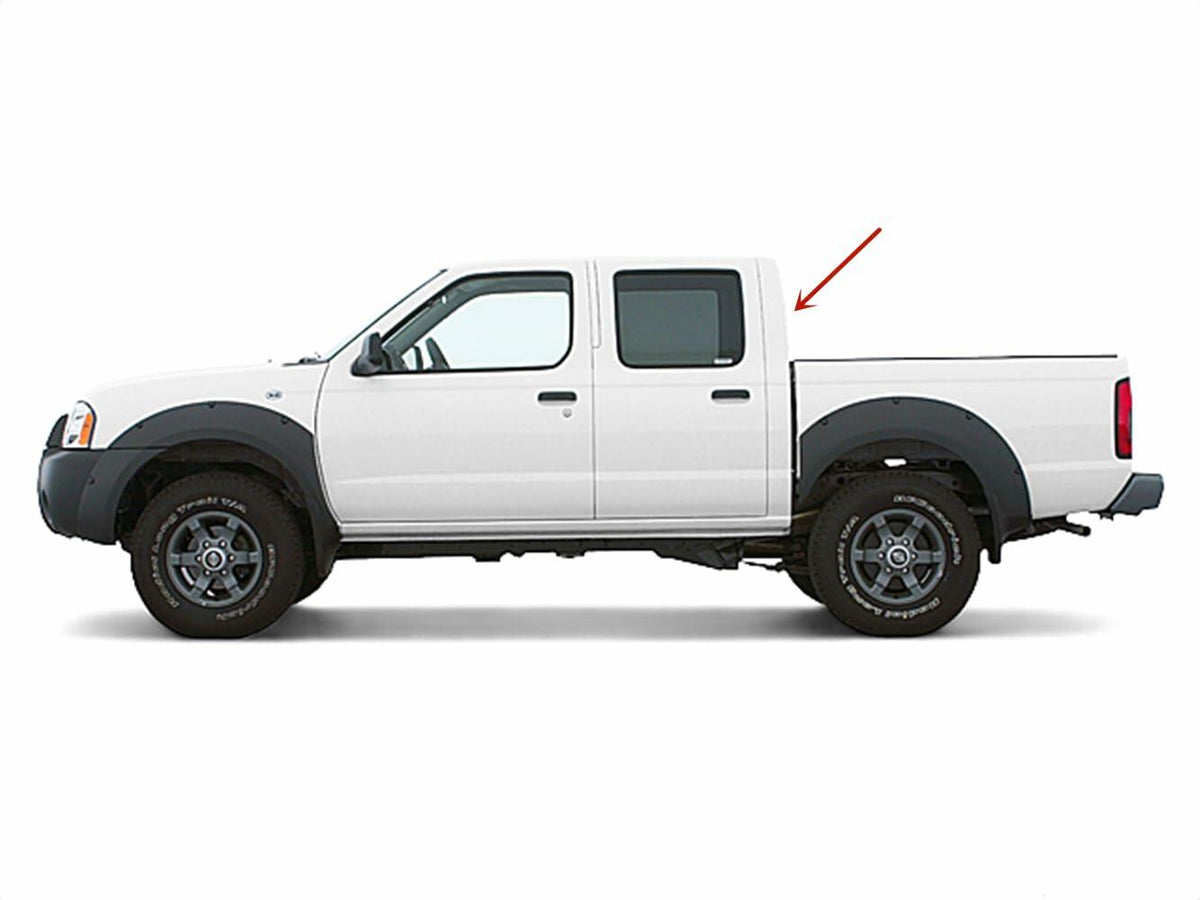 Heated Back Window Back Glass Compatible with Nissan Frontier Pickup 4 Door Crew Cab 2001-2004 Models
