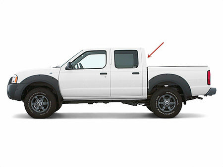 Heated Back Window Back Glass Compatible with Nissan Frontier Pickup 4 Door Crew Cab 2001-2004 Models