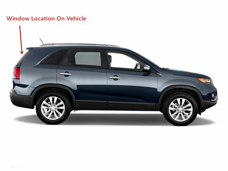Heated Back Tailgate Window Back Glass Compatible with Kia Sorento 2011-2013 Models