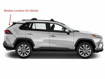 Back Tailgate Window Back Glass Heated Compatible with Toyota RAV4 / RAV4 Prime 2019-2025 Models
