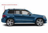 Heated Back Tailgate Window Back Glass Compatible with Mercedes Benz GLK250 GLK350 2010-2015 Models
