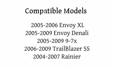Laminated Passenger Right Side Front Door Window Door Glass Compatible with Chevrolet Trailblazer SS 2006-2009/GMC Envoy Denali & Envoy XL 2005-2009/Saab 9-7x 2005-2009/Buick Rainier 2004-2007 Models