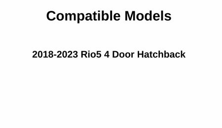 Heated Back Tailgate Window Back Glass Compatible with Kia Rio5 4 Door Hatchback 2018-2023 Models