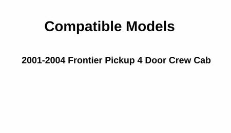 Heated Back Window Back Glass Compatible with Nissan Frontier Pickup 4 Door Crew Cab 2001-2004 Models