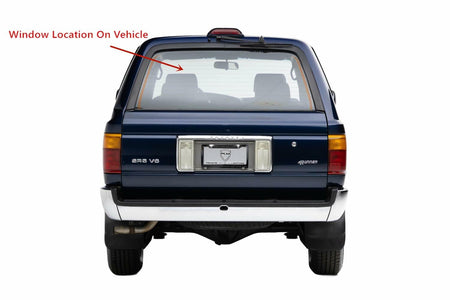 Heated Back Window Back Glass Compatible with Toyota 4Runner 1990-1995 Models
