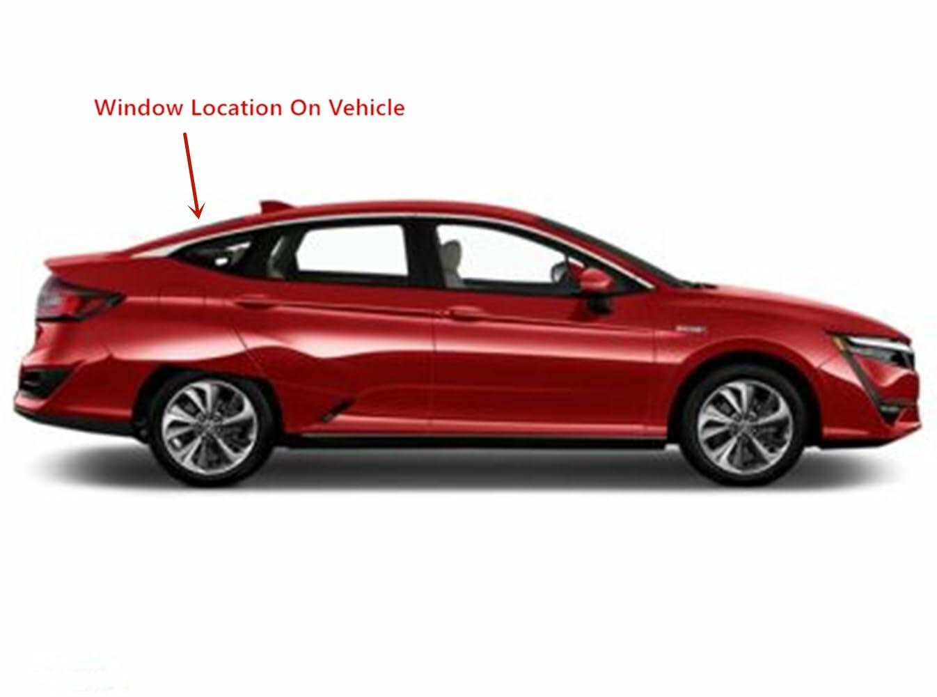 Heated Back Window Back Glass Compatible with Honda Clarity 2018-2021 Models