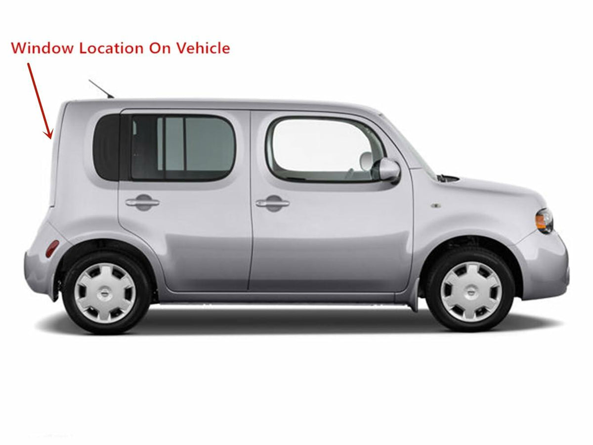 Heated Back Window Back Glass Compatible with Nissan Cube 2009-2014 Models
