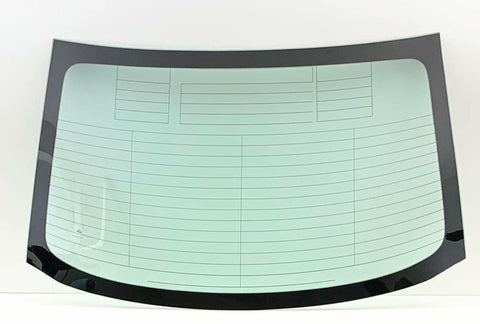 Heated Back Window Back Glass Compatible with Mazda 3 4 Door Sedan 2010-2013 Models