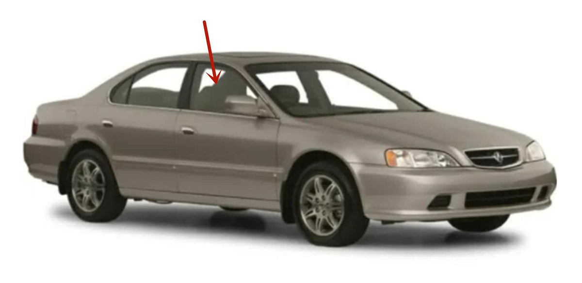 Passenger Right Side Front Door Window Door Glass Compatible with Acura 3.2TL 1999-2002 Models / TL 2003 Models