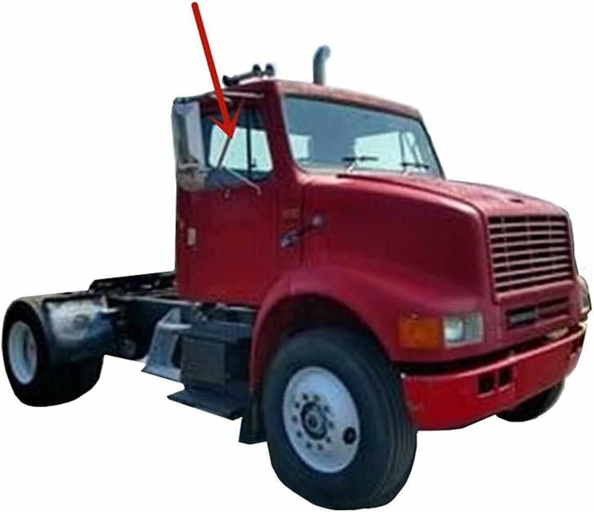 Front Door Window Door Glass Compatible with 1976-2003 Navistar 2200 1600-2100 2300-2600 3000 4600-4900 7100 8100-8300 Conventional Cab