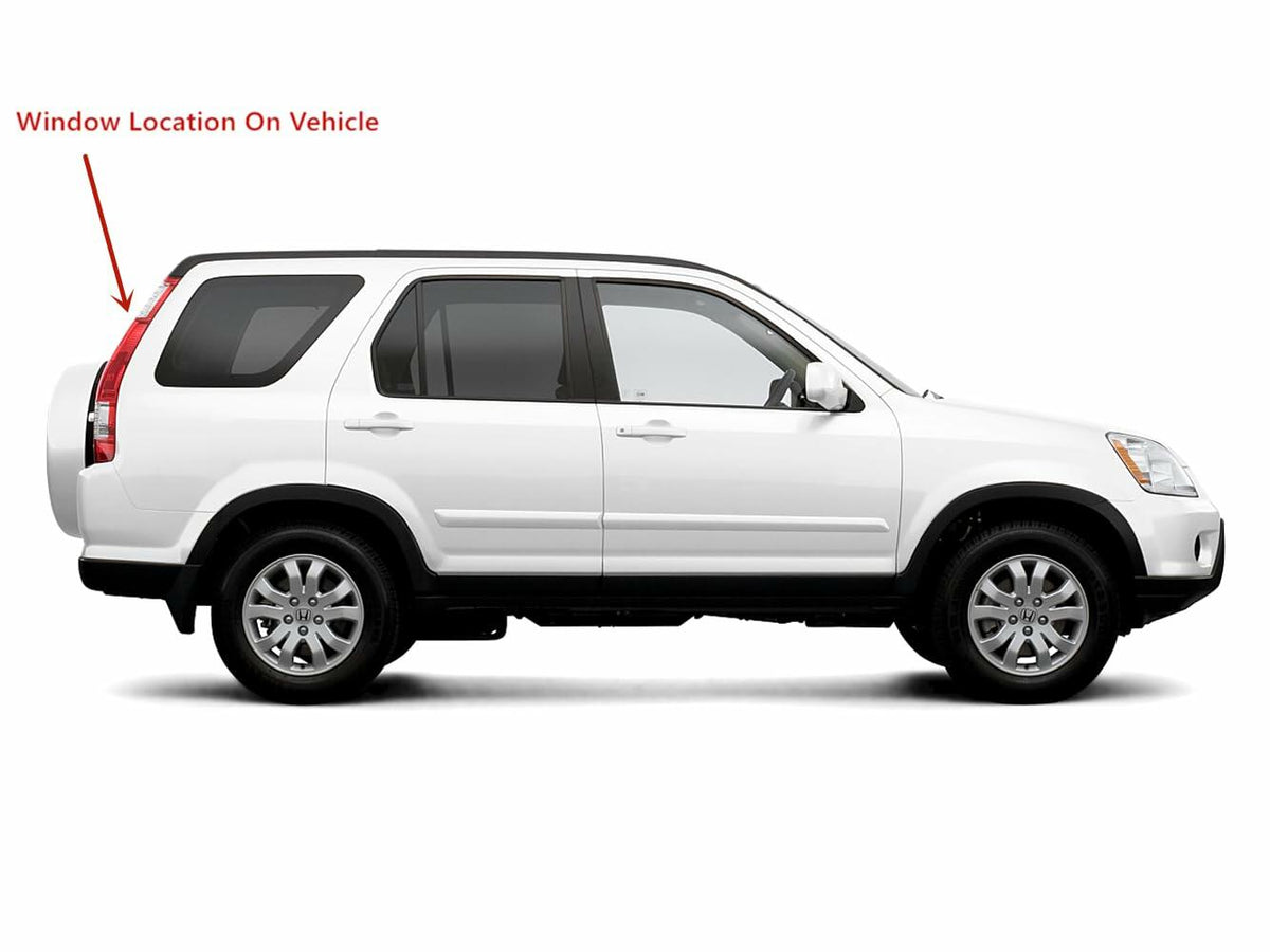 Heated Back Tailgate Window Back Glass Compatible With Honda CR-V 2002-2006 Models