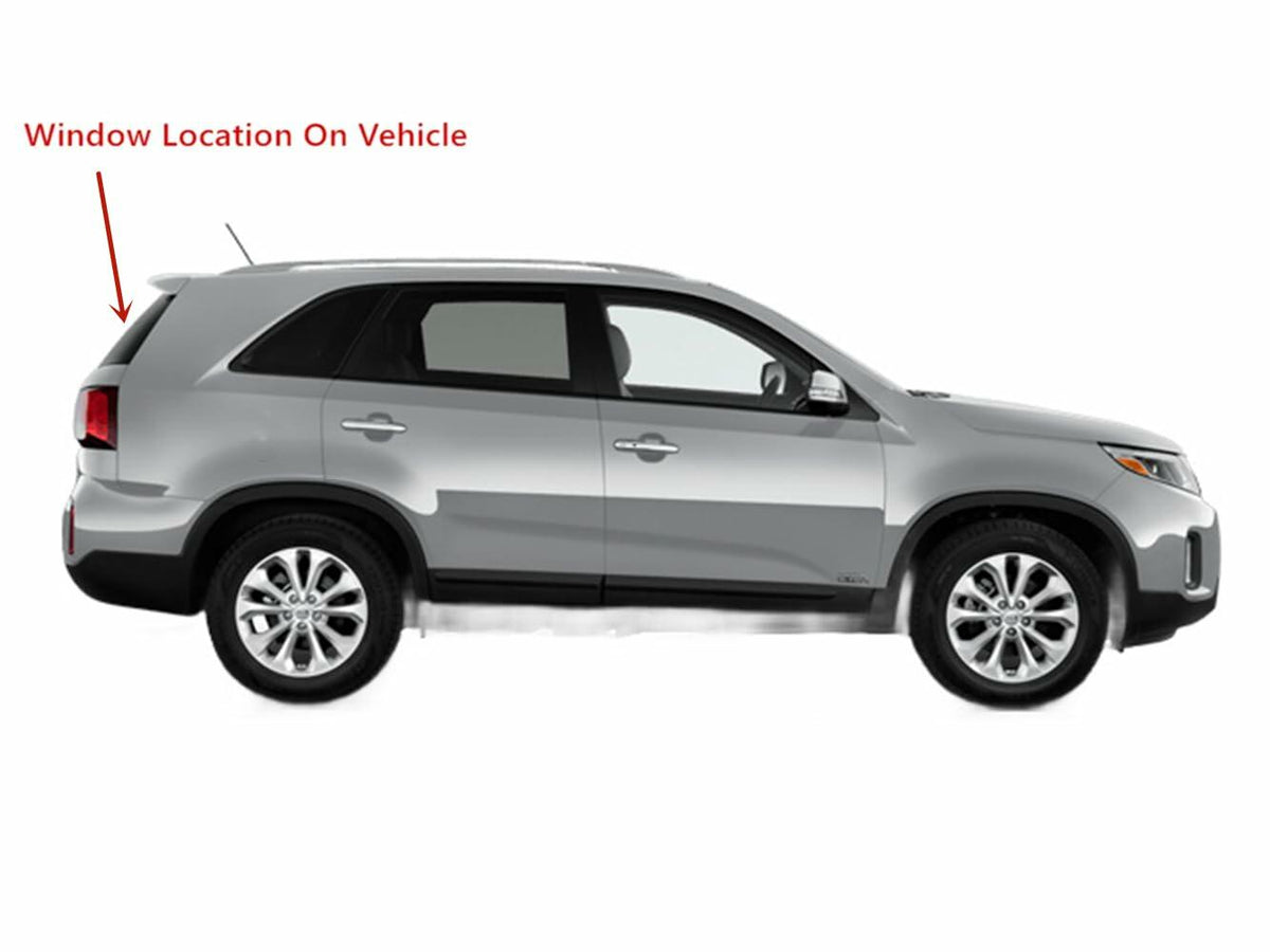 Heated Back Tailgate Window Back Glass Compatible with Kia Sorento 2014-2015 Models