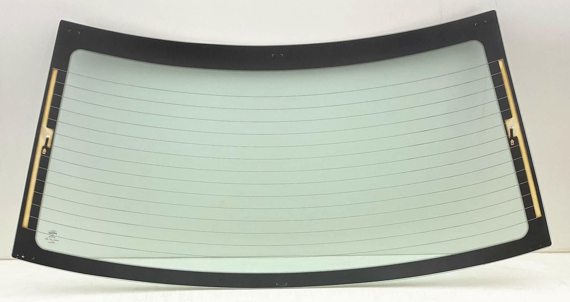 Heated Back Window Back Glass Compatible with Hyundai Accent / Dodge Verna 4-Door Sedan 2003-2005 Models